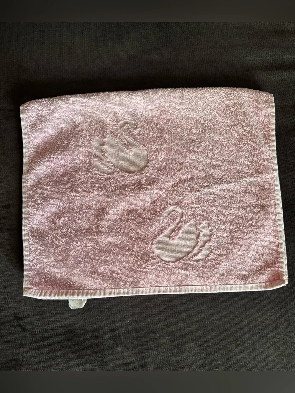 Swan Hand Towel Vintage